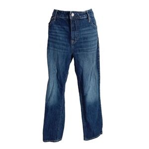 Gap‎ Jeans Denim Boyfriend 14/32 Reg Med Wash Pocket Straight Pant Pockets